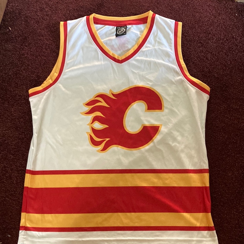 Calgary Flames tank jersey